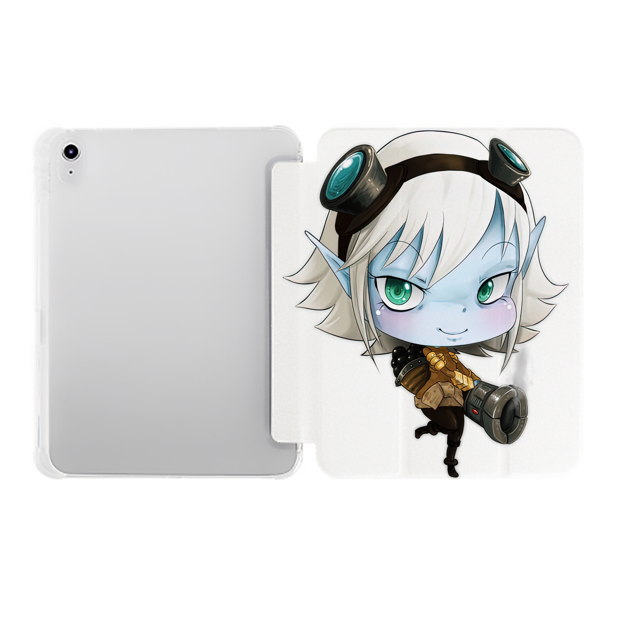 （画像用） リーグ・オブ・レジェンド League of Legends LOL IPad ケース ペン収納付き 三つ折りスタンド PUレザー×シリコン 対応機種9.5/10.5/10.9インチ